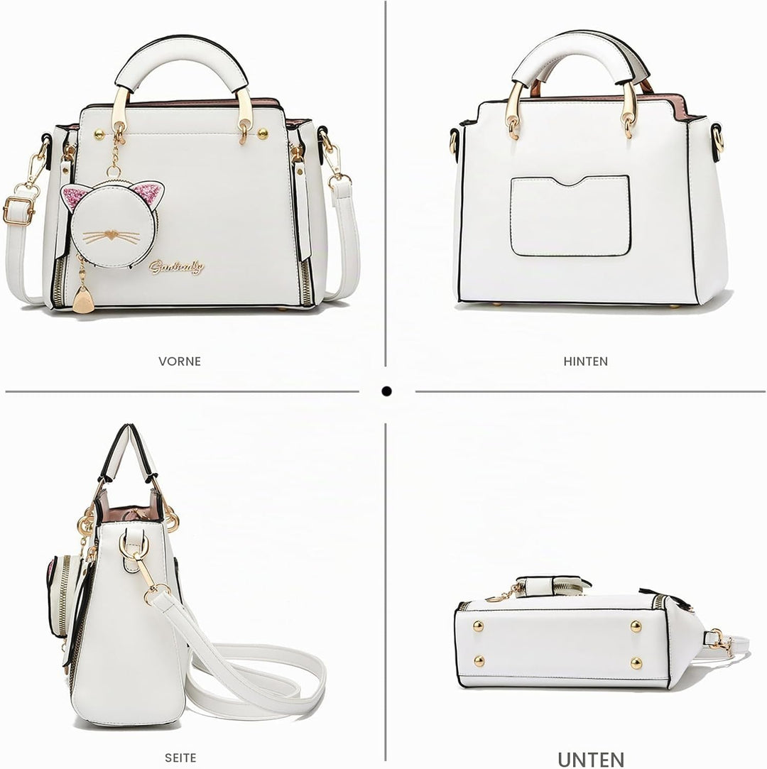 NICOLE &amp; DORIS Frauen Umhängetasche Klein Tasche Mode Handtaschen Damen Kuriertaschen Handytasche Mä