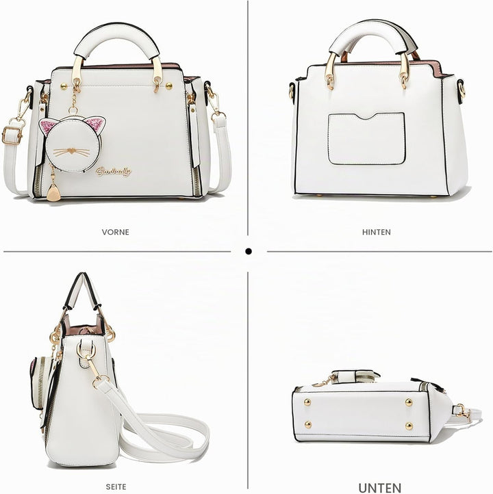 NICOLE &amp; DORIS Frauen Umhängetasche Klein Tasche Mode Handtaschen Damen Kuriertaschen Handytasche Mä
