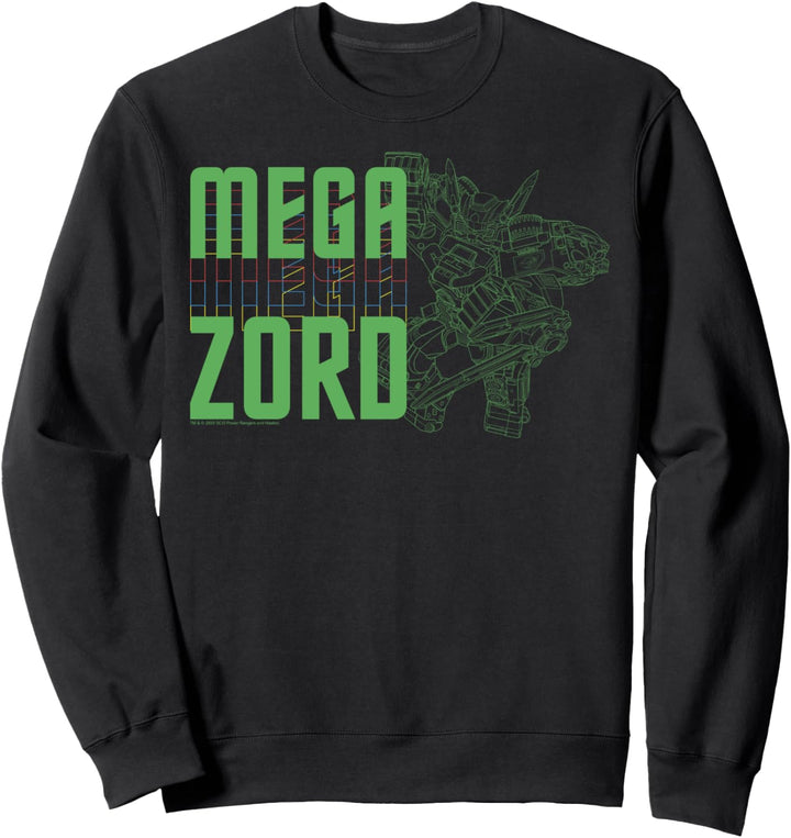 Power Rangers Megazord Line Art Stack Sweatshirt