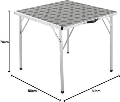 Coleman kompakter Campingtisch, faltbar und leicht zu transportieren 80 x 80 x 70 cm