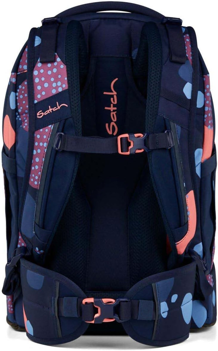 Satch Pack Schulrucksack Set 2tlg. inkl. Pencil Slider (Coral Reef), Coral Reef