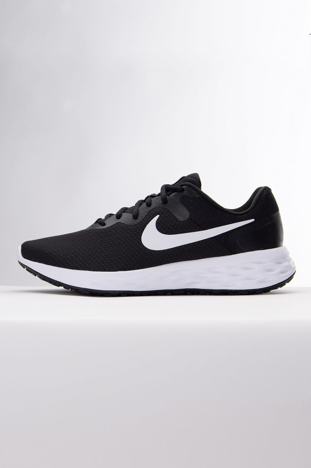Nike Herren Revolution 6 Sneaker 44 EU Black White Iron Grey, 44 EU Black White Iron Grey