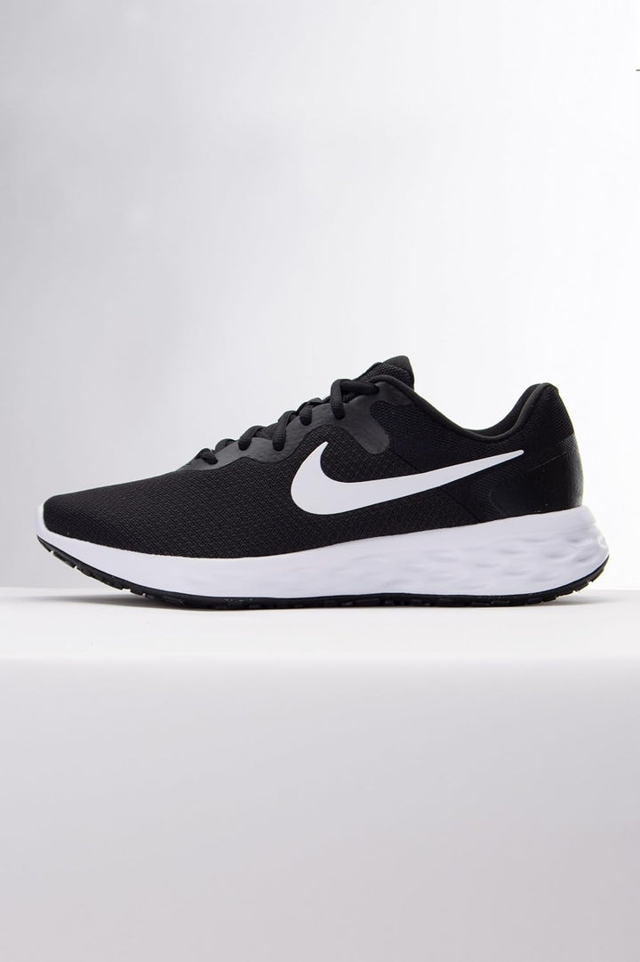 Nike Herren Revolution 6 Sneaker 44 EU Black White Iron Grey, 44 EU Black White Iron Grey