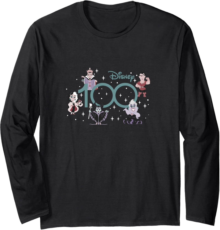 Disney 100 Anniversary Villains Cute D100 Langarmshirt