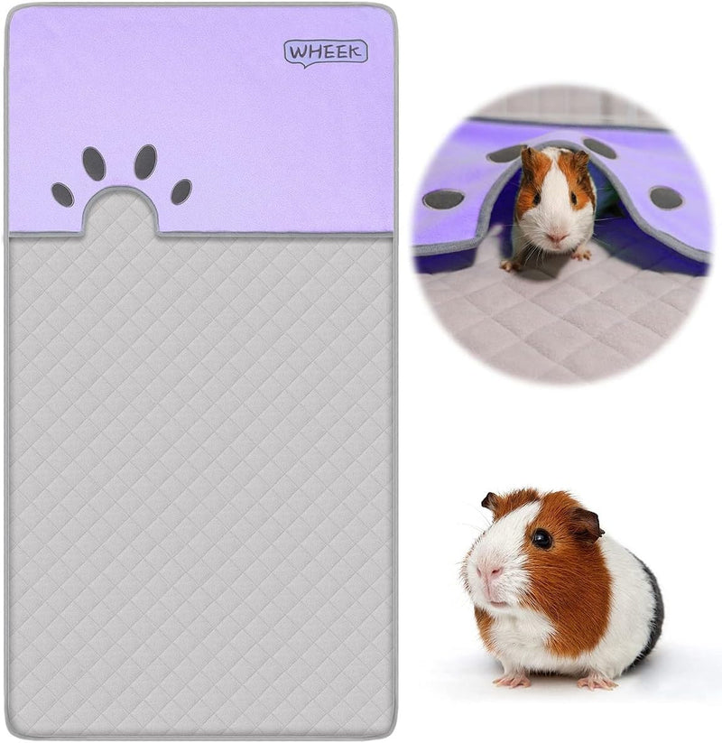 Meerschweinchen Zubehoer - 120 × 61 cm Meerschweinchen Käfig Pipipads mit Tunnel, Kleintierhöhle Bud