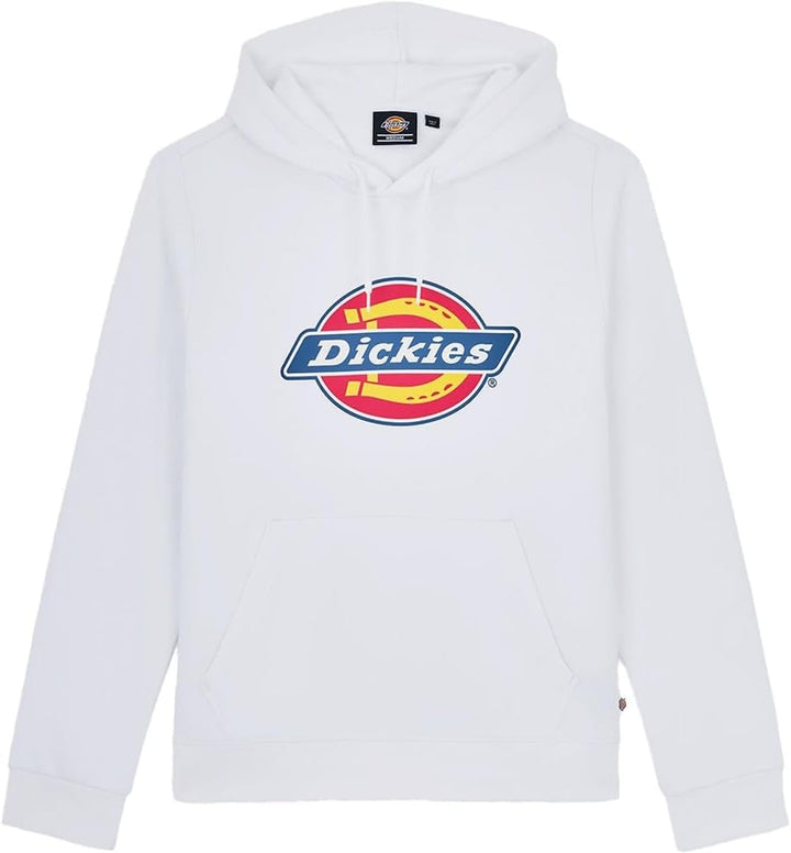 Dickies Herren Icon Logo Hoodie Hooded Sweatshirt S Weiss, S Weiss