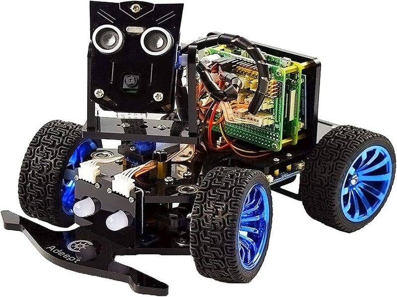 Adeept Mars Rover PiCar-B WLAN-Smart-Robot-Auto-Kit für Raspberry Pi 4/3 Modell B+/B, Spracherkennun