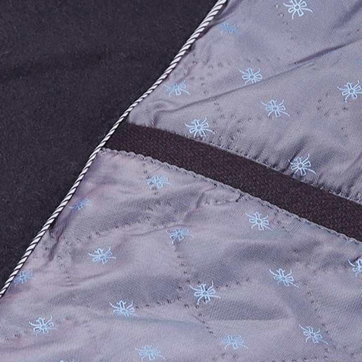 Allthemen Wintermantel Herren Kurzmantel Slim Fit Mantel mit Stehkragen Wolle Warm Wollmantel Busine
