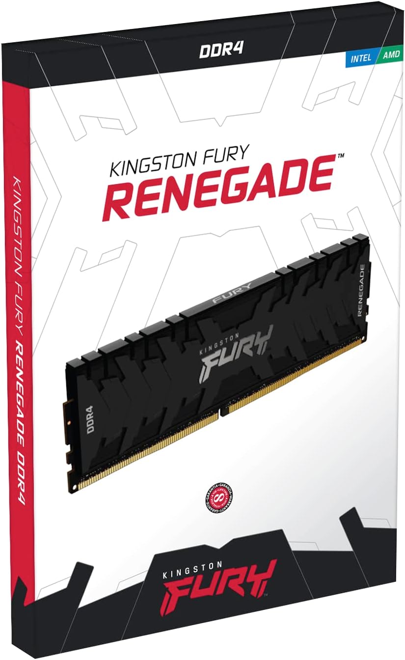 Kingston FURY Renegade 16GB (2x8GB) 4266MHz DDR4 CL19 Desktop Speicher Kit mit 2 KF442C19RBK2/16 16G