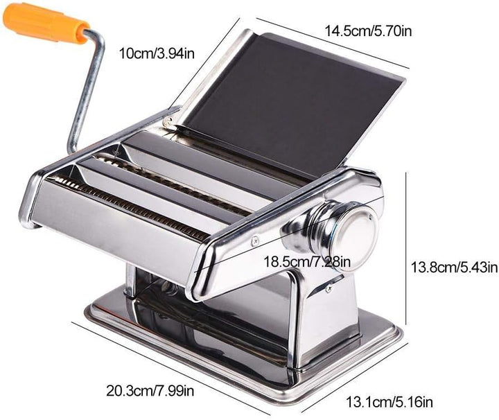 Nudelmaschine für die Herstellung von Pasta Maker Noodle Manuelle Spaghetti Hand Cutter aus Edelstah