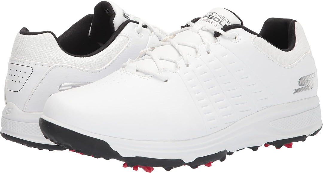 Skechers Herren Torque Waterproof Golf Shoe Golfschuh 41 EU Sohle Weiss Schwarz, 40 EU