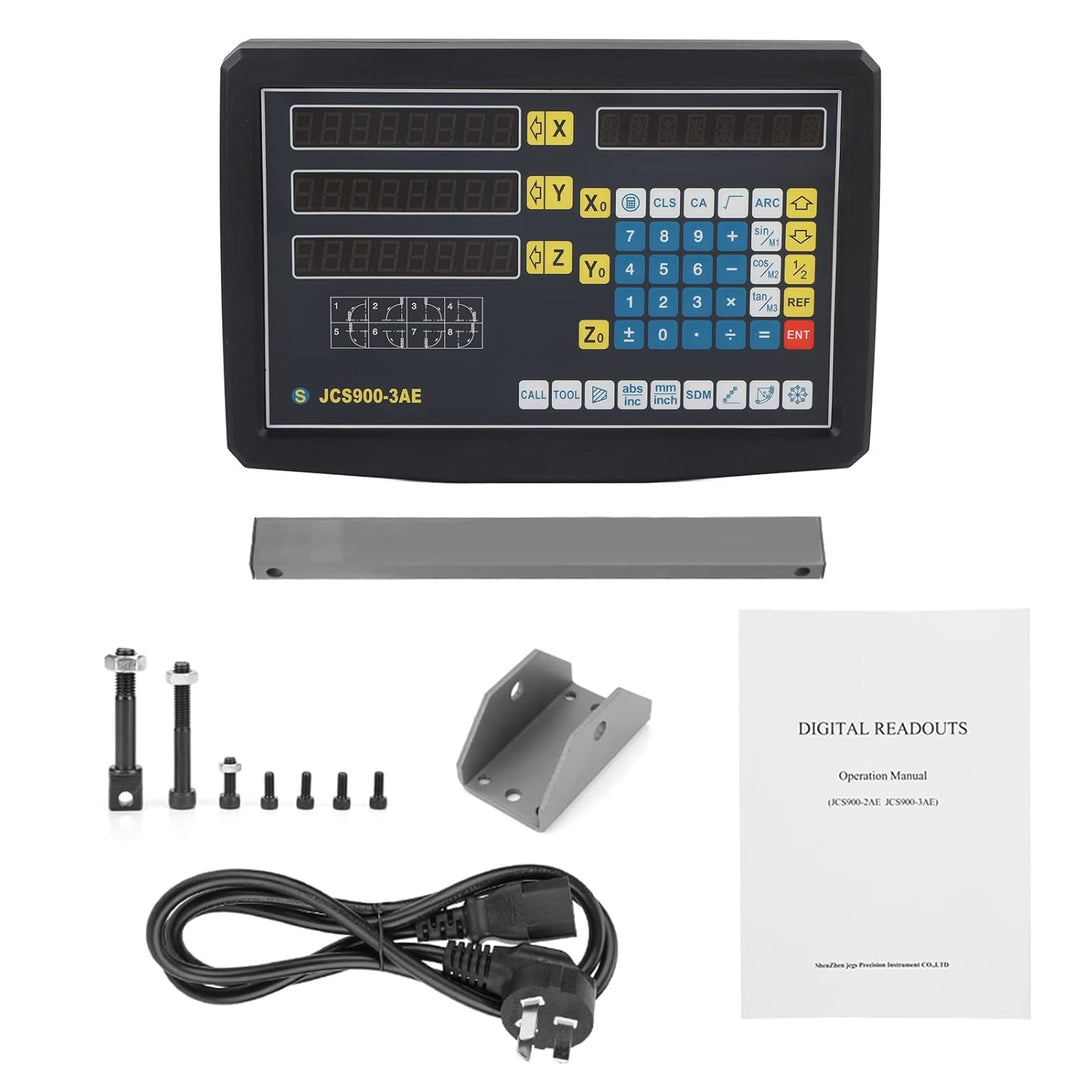 EVTSCAN 3 Axis 10 ″ LCD Digital Readout Console, DRO System für Drehmaschinen, Fräsmaschinen, Schlei