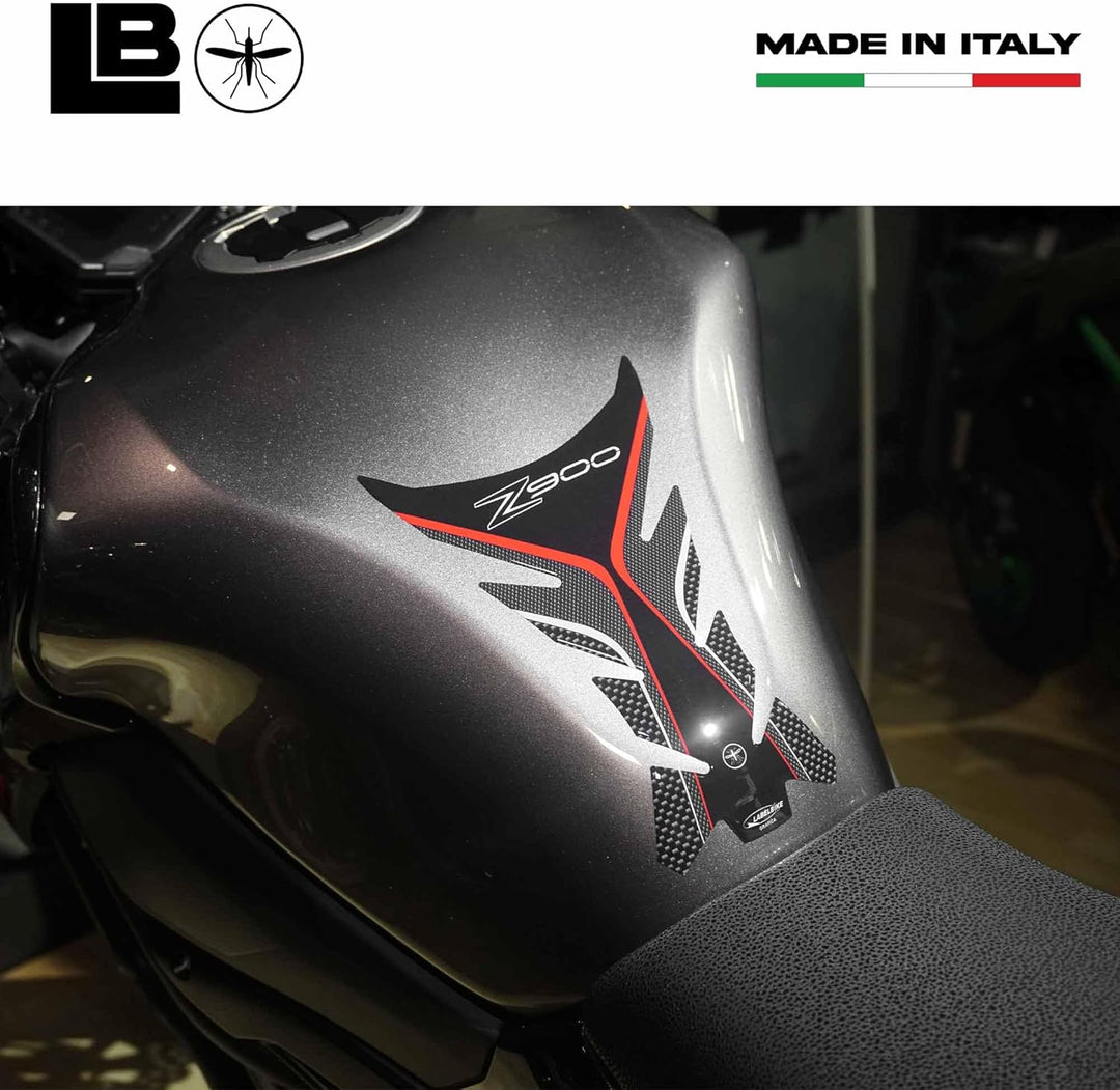 labelbike - 3D Aufkleber Motorrad Tankpad Schutz und Dekoration aus Harz kompatibel mit Kawasaki Z90