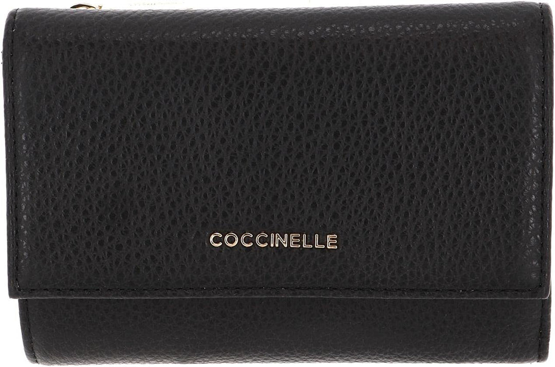 Coccinelle Metallic Soft Geldbörse Leder 14 cm