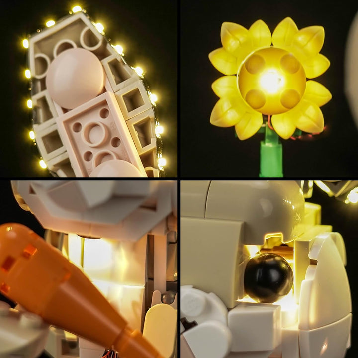 BrickBling Led Licht Set Kompatibel mit Lego 31162 Cute Bunny (Kein Modell), Dekorationsbeleuchtungs
