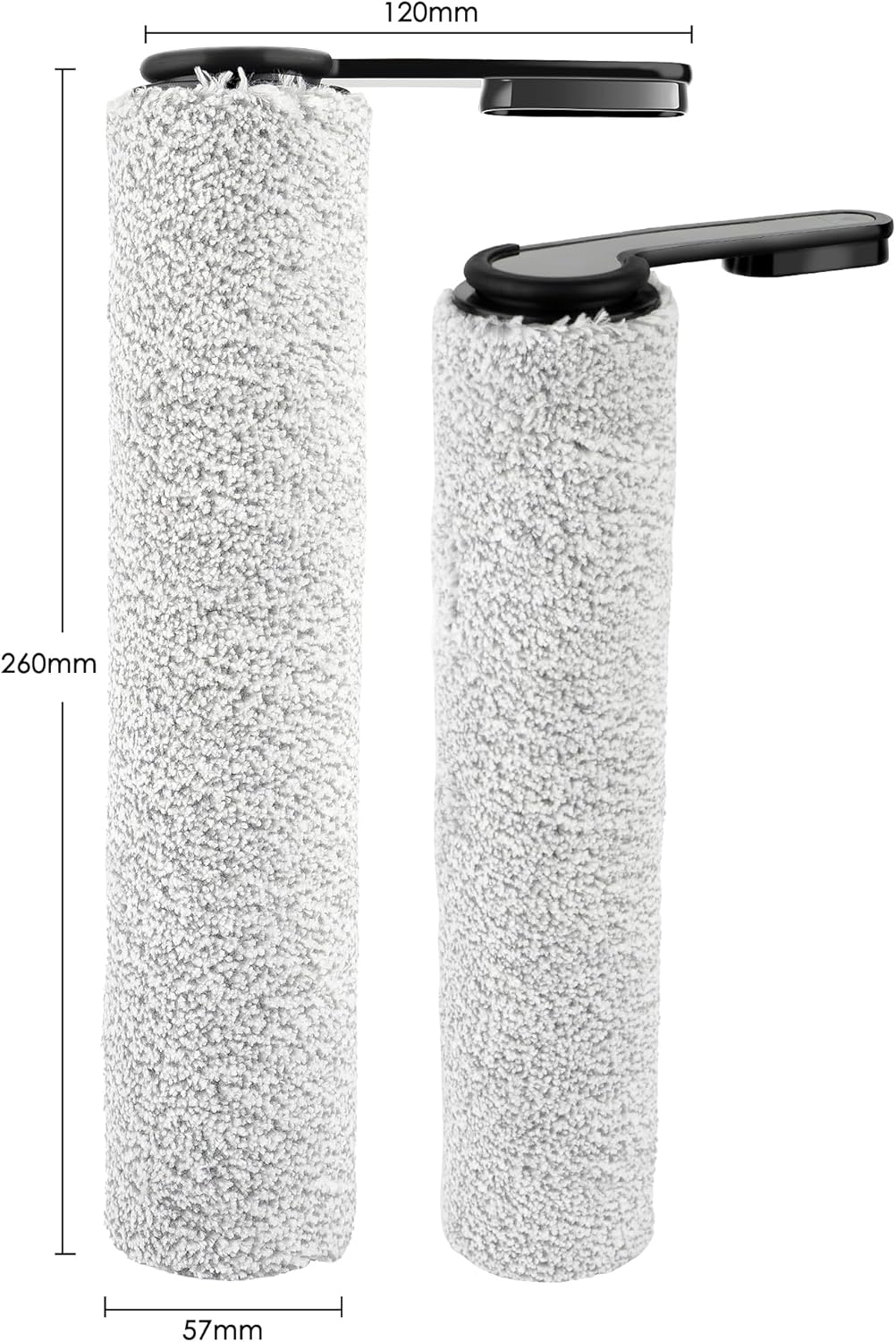BRUVISH (3 Stück) Ersatz-Bürstenrollen kompatibel mit Tineco Floor ONE S7 PRO/ONE S6 Smart Cordless