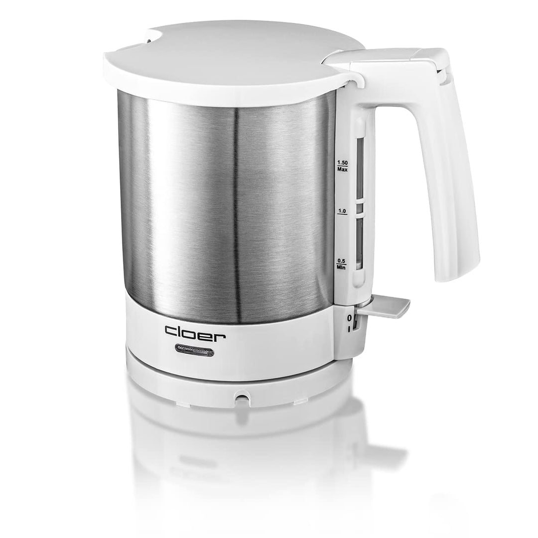 Cloer 4711 Wasserkocher, 2000 W, Trockengeh- und Überhitzungsschutz, aussen liegende Füllmengenmarki