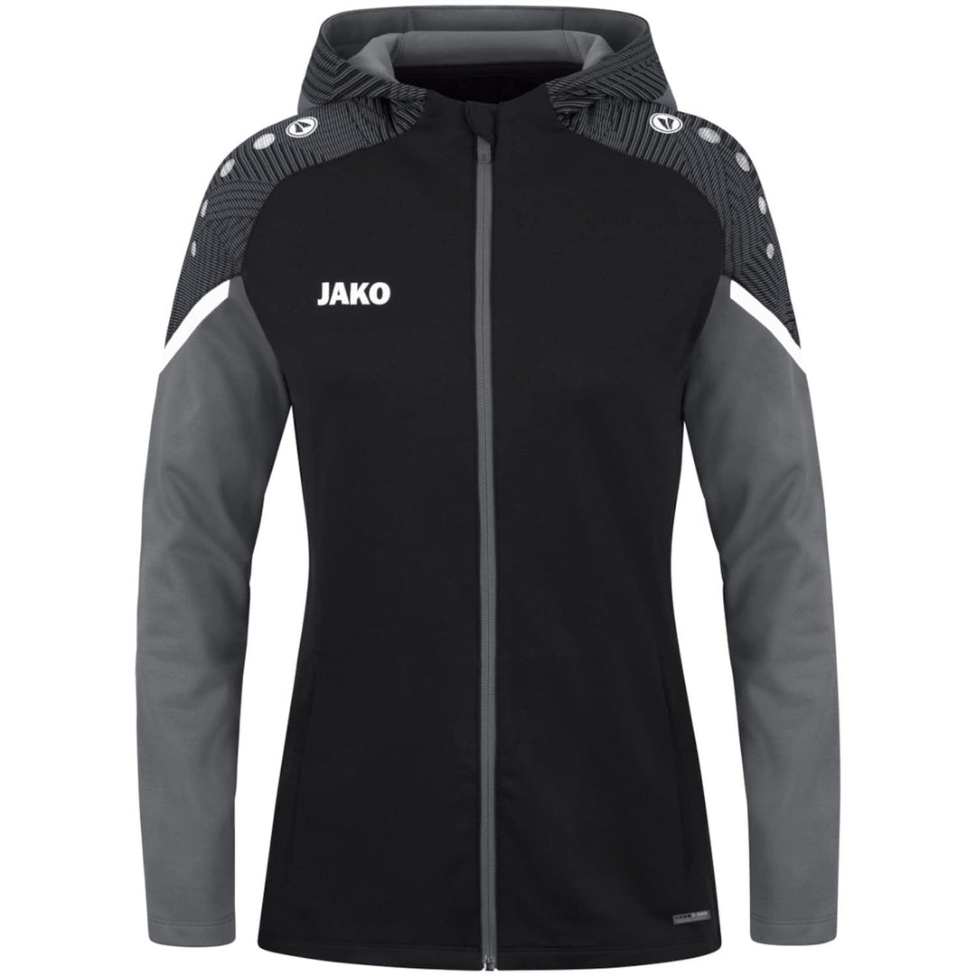 JAKO Damen Kapuzenjacke Performance, Royal/Weiss/Marine, 34, 6897 34 schwarz/anthra light, 34 schwar
