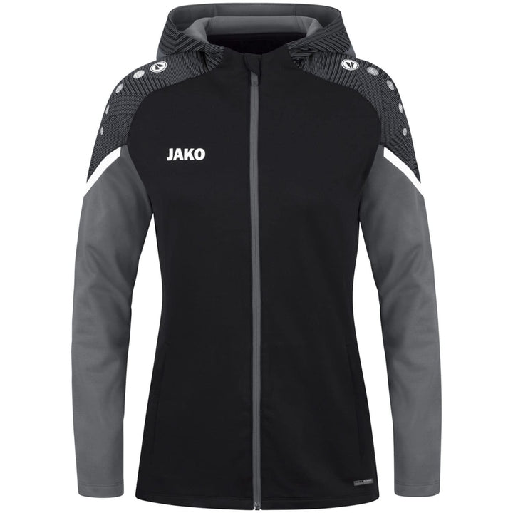 JAKO Damen Kapuzenjacke Performance, Royal/Weiss/Marine, 34, 6897 34 schwarz/anthra light, 34 schwar