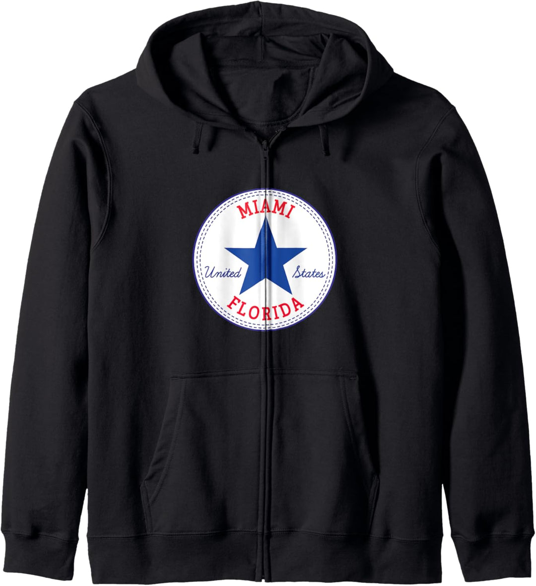 Miami Florida Beach Surfer USA Souvenir Ferien Reise Urlaub Kapuzenjacke