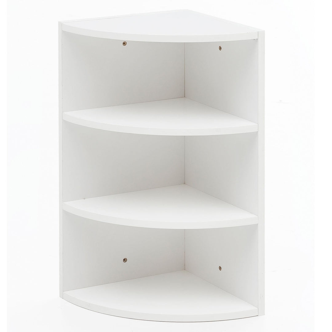 FineBuy Eckregal 30 x 60 x 30 cm in Holz, Wandregal - Winkelregal mit 3 Regal Ebenen, Küchenregal Hä