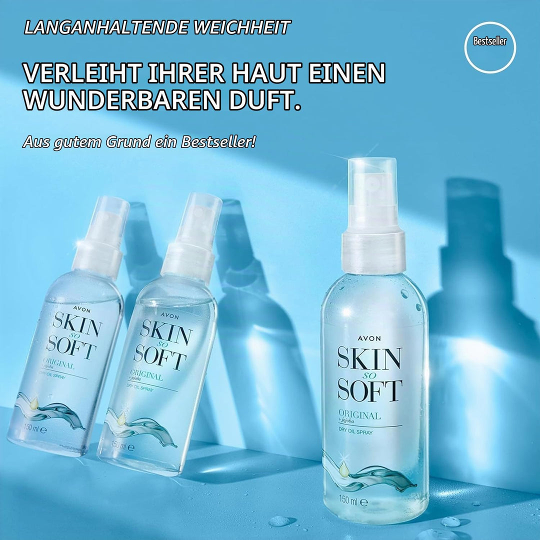 Avon Skin So Soft Original Dry Oil Spray 4 x 150ml. Modern, Modern