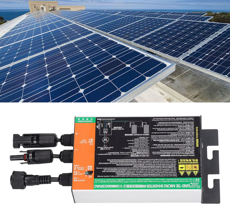 Alomejor Solar Micro Inverter 230V 600W IP55 Wasserdichter MPPT Grid Tie Micro Inverter für Kleine S