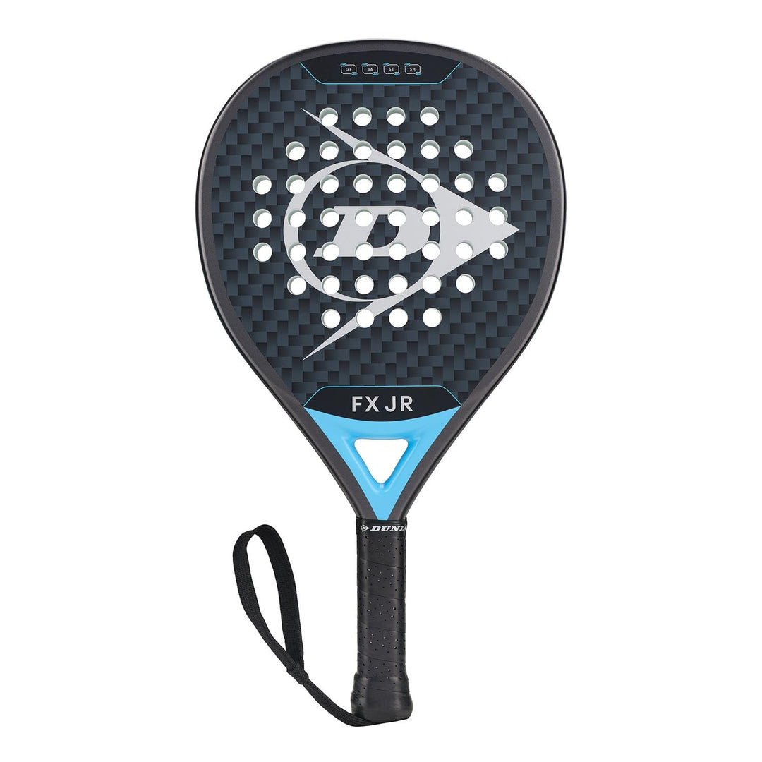 Dunlop FX Padel Schläger – Graphit- und Carbonrahmen – Für Junioren, Anfänger und Fortgeschrittene S