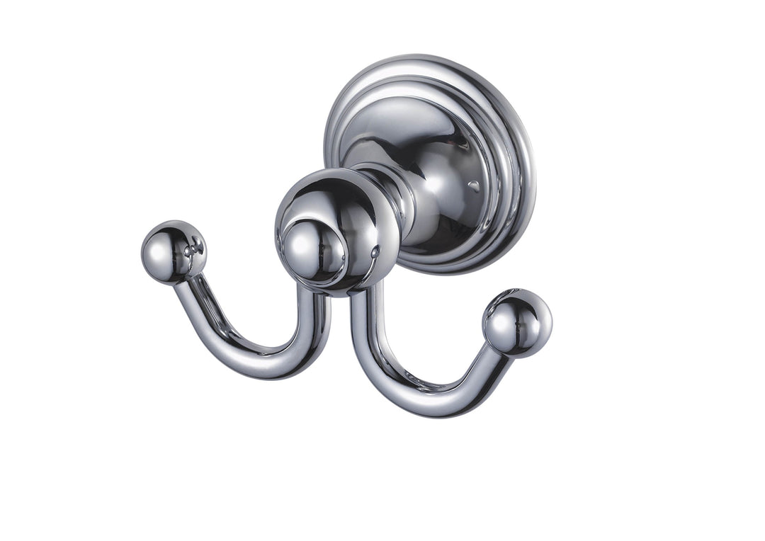 HACEKA allure Doppelhaken, verchromt, 1126183 Haken Doppelt, Haken Doppelt