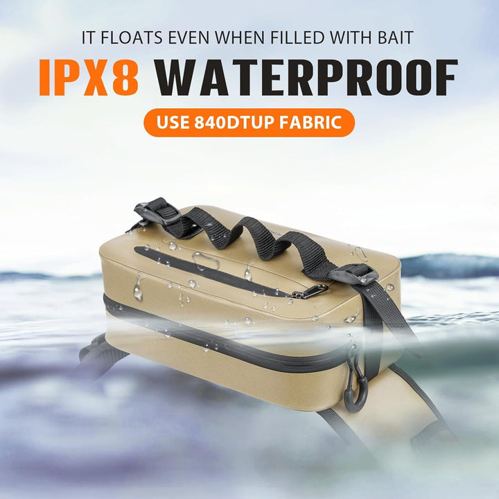 THKFISH Angeltasche Wasserdicht Hüfttasche IPX8, Bauchtasche Wasserdicht mit Luftdichtem Reissversch
