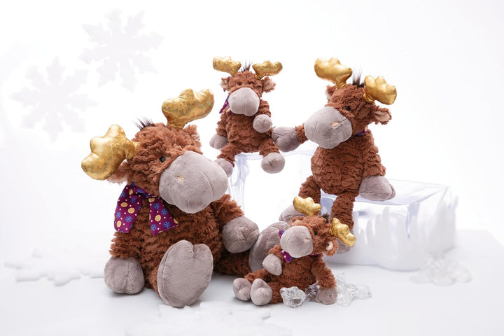 NICI 49319 Kuscheltier Elch Thure 37cm braun schlenkernd-Nachhaltiges Stofftier aus weichem Plüsch,