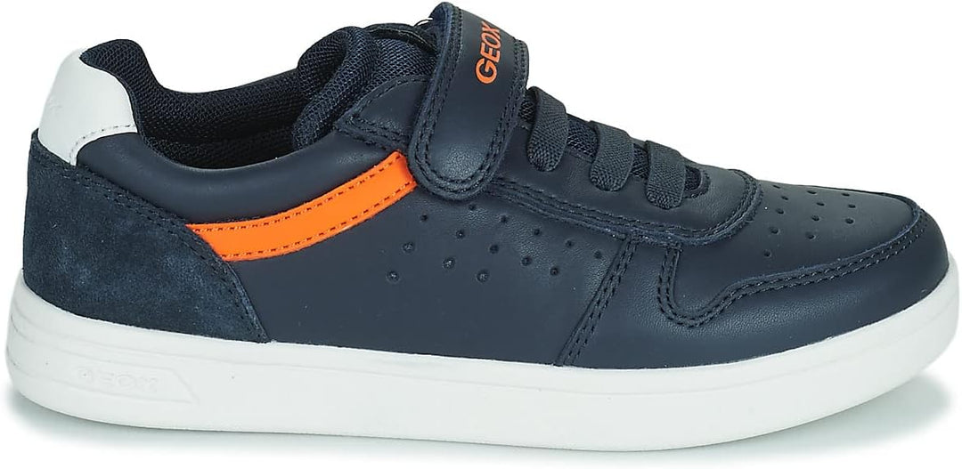 Geox Jungen J Djrock Boy BSneakers 30 EU Navy Orange, 30 EU Navy Orange
