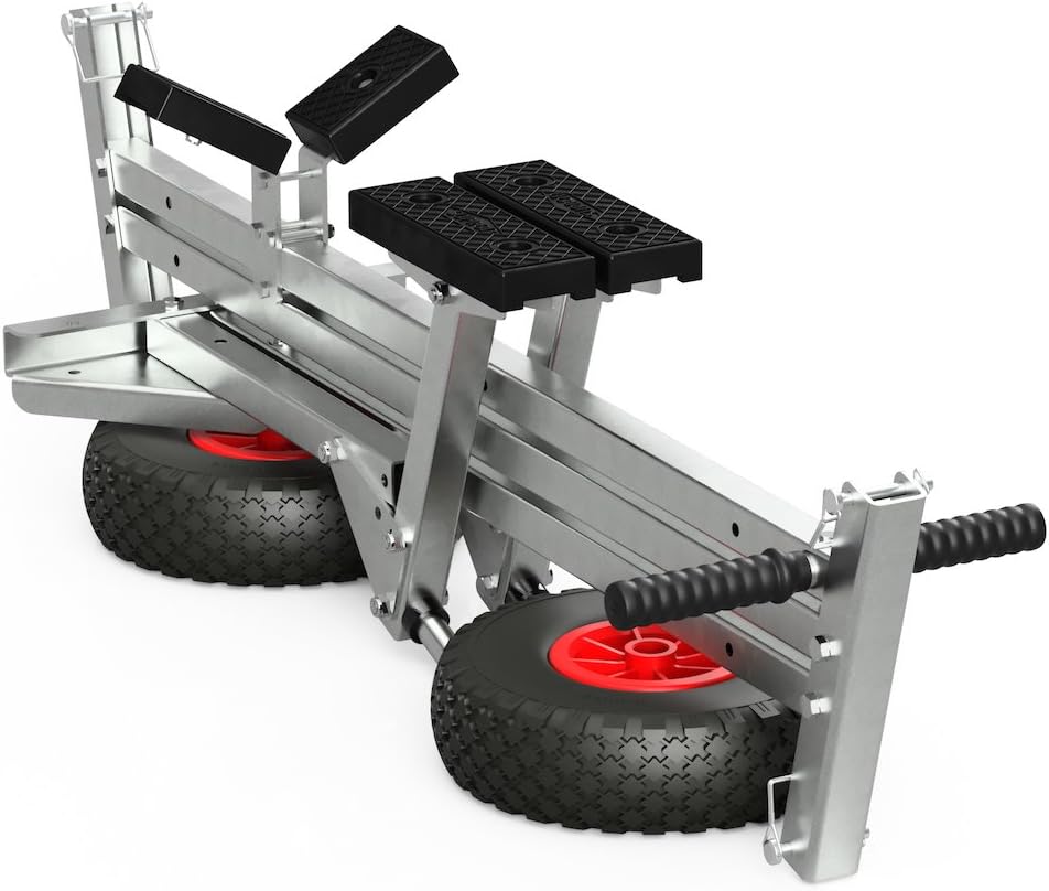 SUPROD Slipwagen Bootswagen Handtrailer faltbar Schlauchbootwagen TR260, PU, Ø 260 mm TR260-B-LU (sc