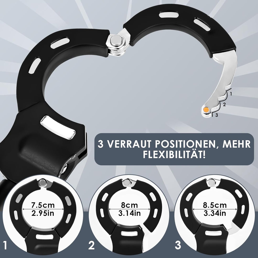 E Scooter Schloss, Schloss für E Scooter mit Silikonschutz Gegen Kratzer, Diebstahlschutz Handschell