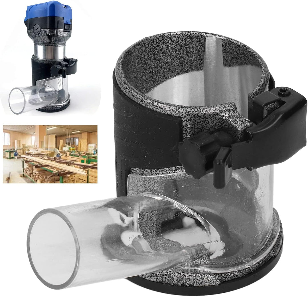 Trimmmaschinensockel, Trimmmaschinen-Basis Trimmmaschine Staubschutz Tauchfräsen-Basis mit Staubsamm
