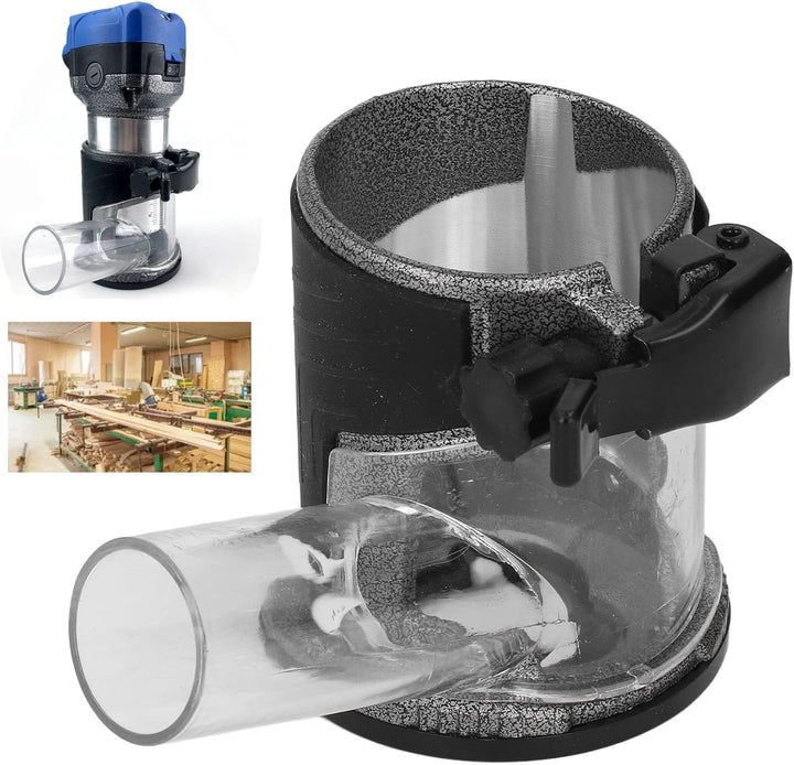 Trimmmaschinensockel, Trimmmaschinen-Basis Trimmmaschine Staubschutz Tauchfräsen-Basis mit Staubsamm