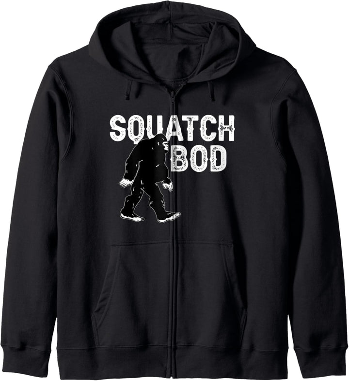 Sasquatch Squatch Bod - Funny Hairy Dad Bigfoot Kapuzenjacke