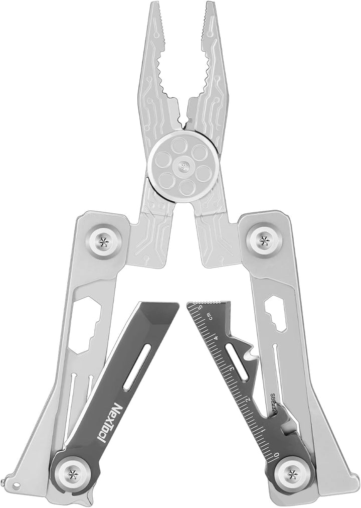 NexTool Faltbares Multitool,Kreditkarten Multi Tool 20 in 1 Edelstahl Wallet Multitool Werkzeug mit