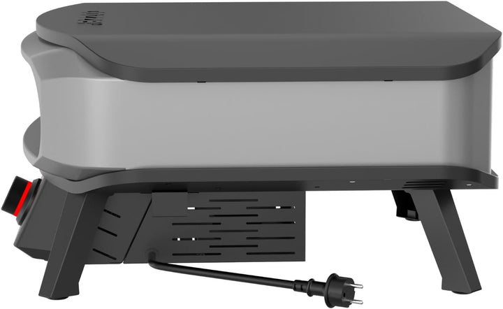 cozze® 17" PREMIUM ROTATE Pizzaofen Elektrisch mit Drehstein inkl. Regler und 2 m. Stecker, 230V – P