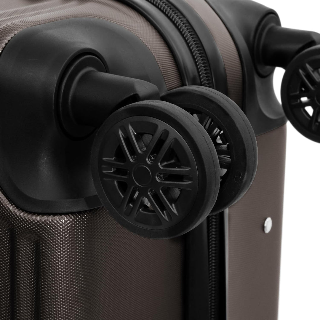 REDOLZ mittelgrosser Hartschalen Check-in Koffer | Trolley 43 x 26 x 67 cm aus hochwertigem ABS-Mate