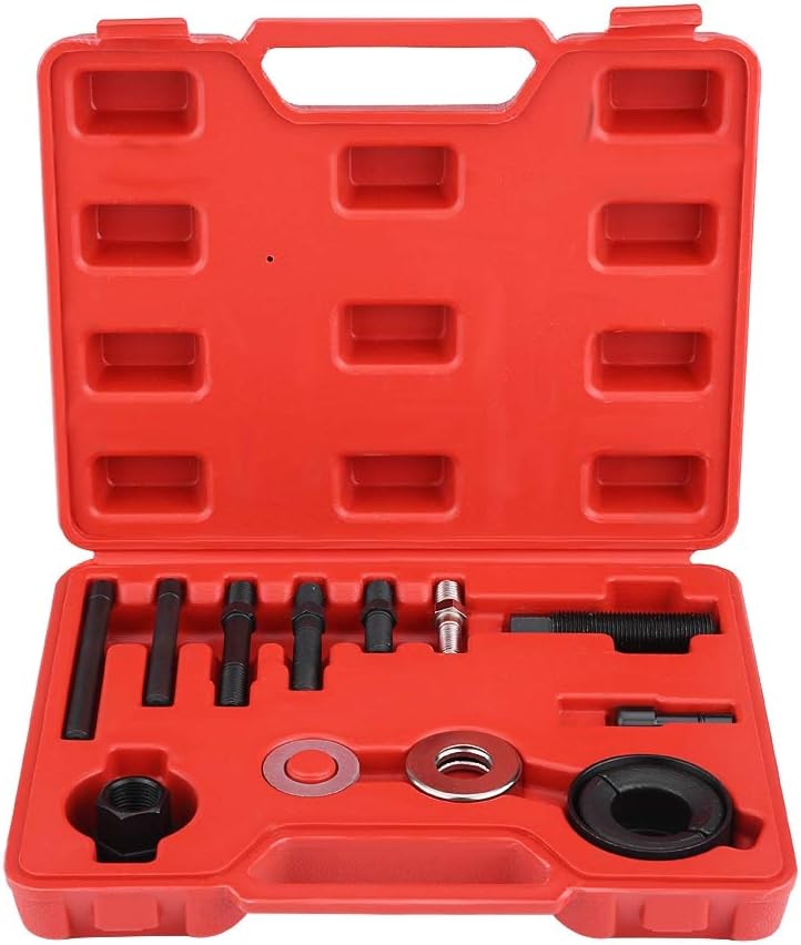 KIMISS 12pc Pulley Puller Remover Installer Set Servolenkungsgeneratoren Pulley Puller Installer Set