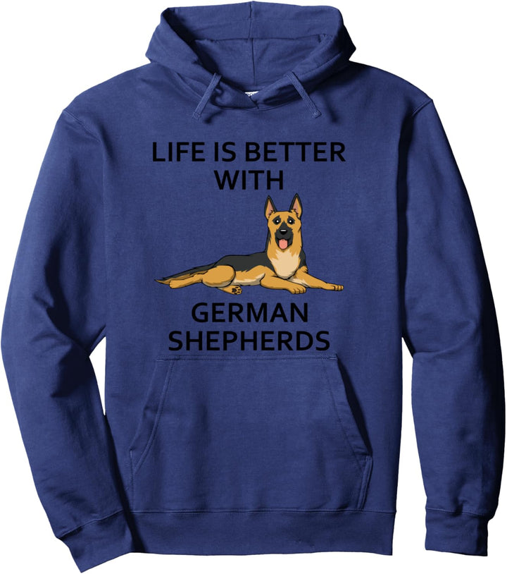 Niedlicher Deutscher Schäferhund Hund Haustier Pullover Hoodie