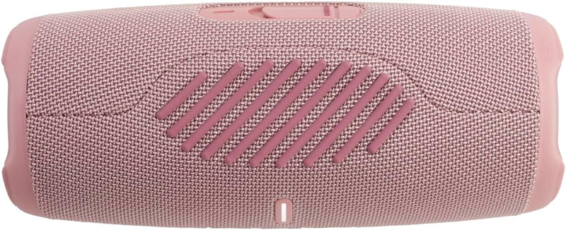 JBL Charge 5 Bluetooth-Lautsprecher in Pink – Wasserfeste, portable Boombox mit integrierter Powerba