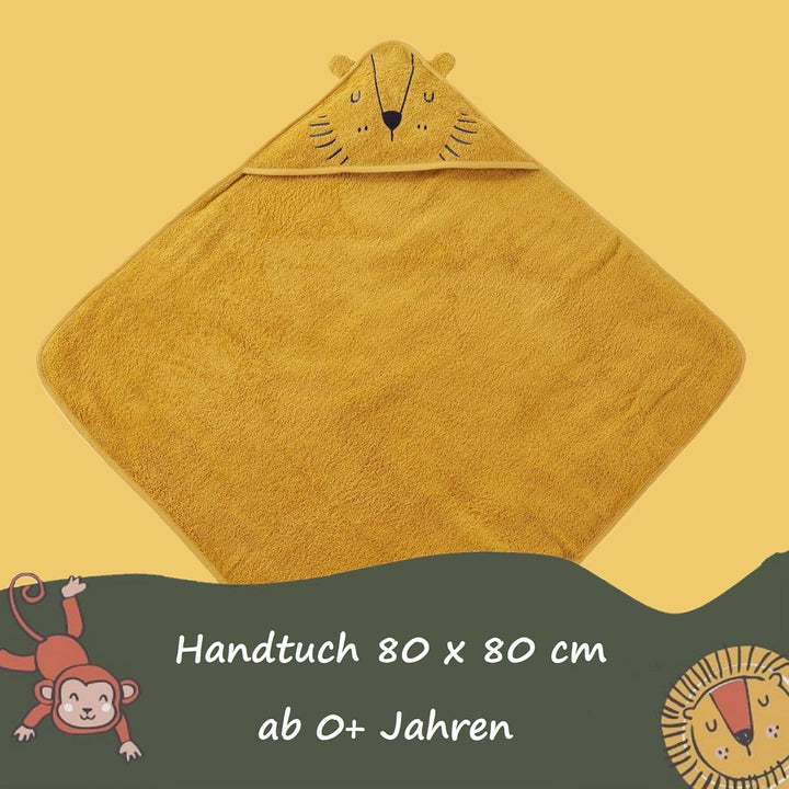 Familando Kapuzenhandtuch mit Ohren für Babys und Kleinkinder 0-4 Jahre · Frottée Handtuch für Neuge