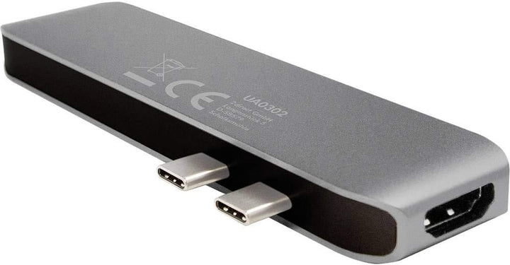 LogiLink 7-in-1 Multifunktions Hub (Type USB-C) mit PD (Power Delivery), Aluminium-Legierung, UA0302
