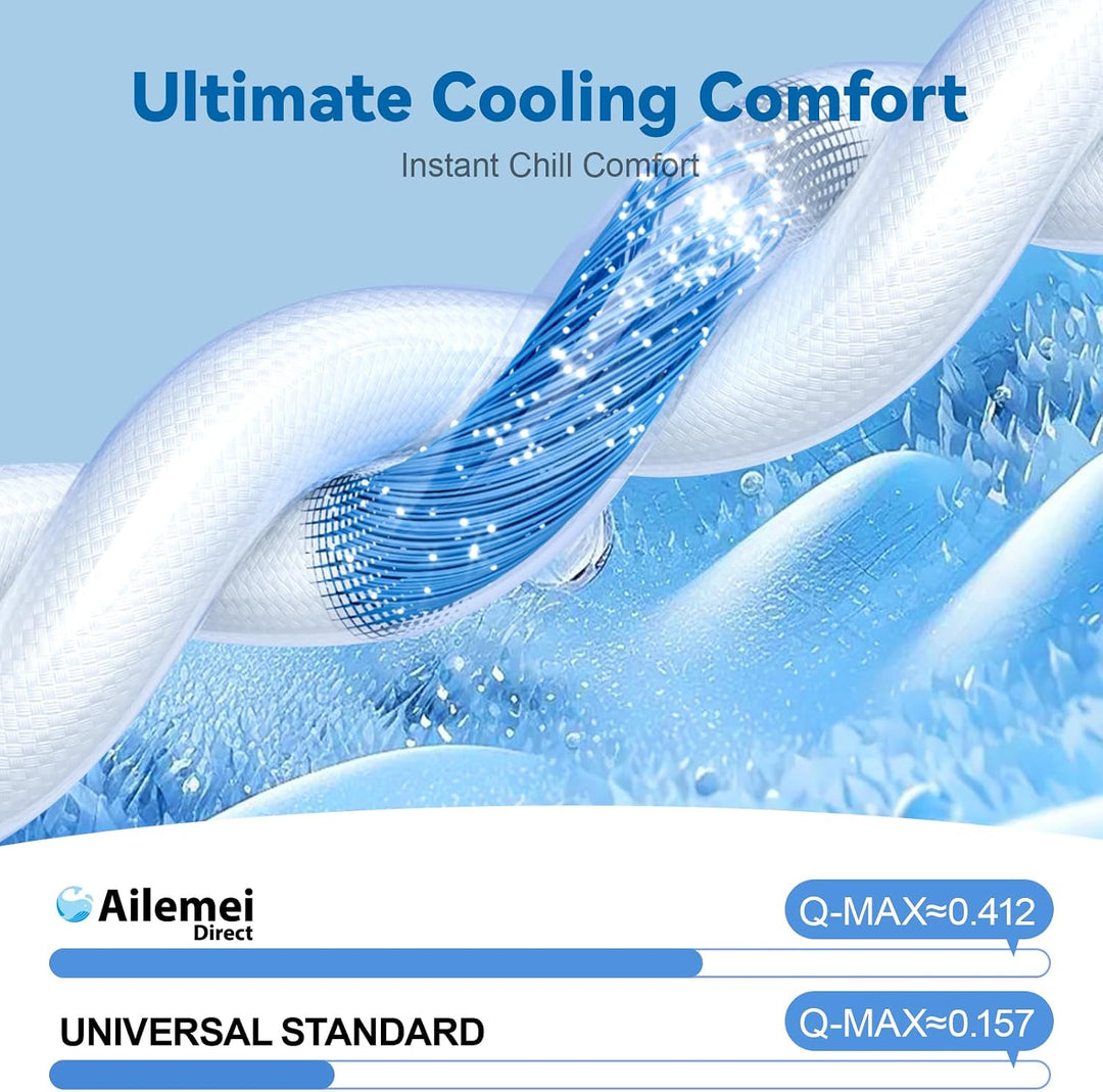 Ailemei Direct Kühldecke in Doppelgrösse für Couch, doppelseitige Sommer-Kühldecken für heisse Schlä