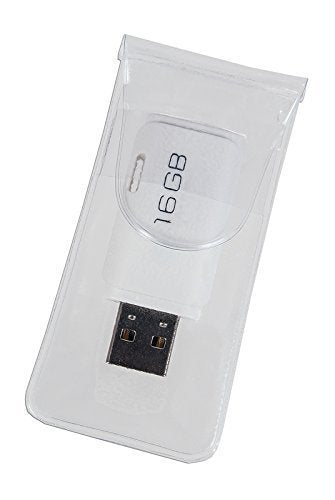 100 selbstklebende USB-Hüllen aus transparenter Folie, offenes Mass: 40 x 126 mm