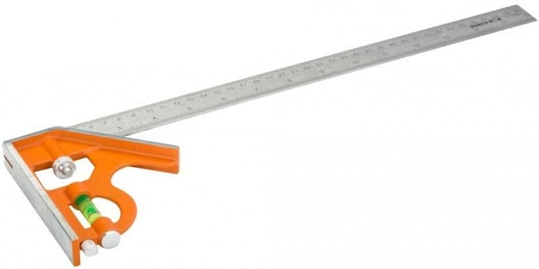 Bahco CS400 Kombinationswinkel 400mm 1 Originalverpackung, 1 Originalverpackung