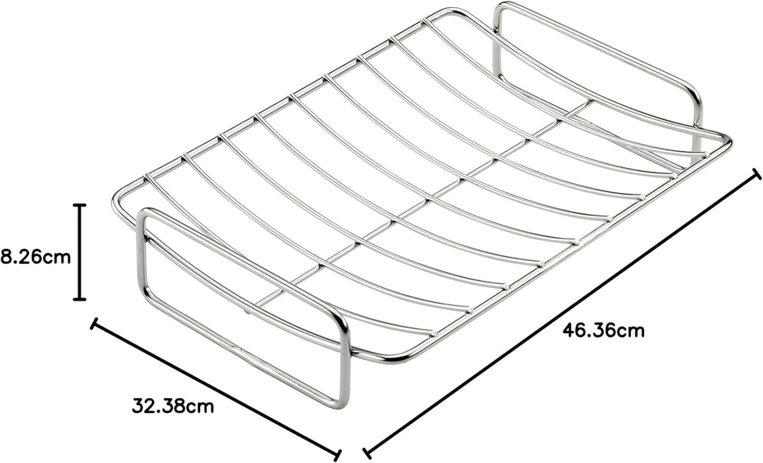 Scanpan Classic Grillrost 31x24,5 cm | Passend für 7 l Auflaufform | Bräter | Optimales Garen, L
