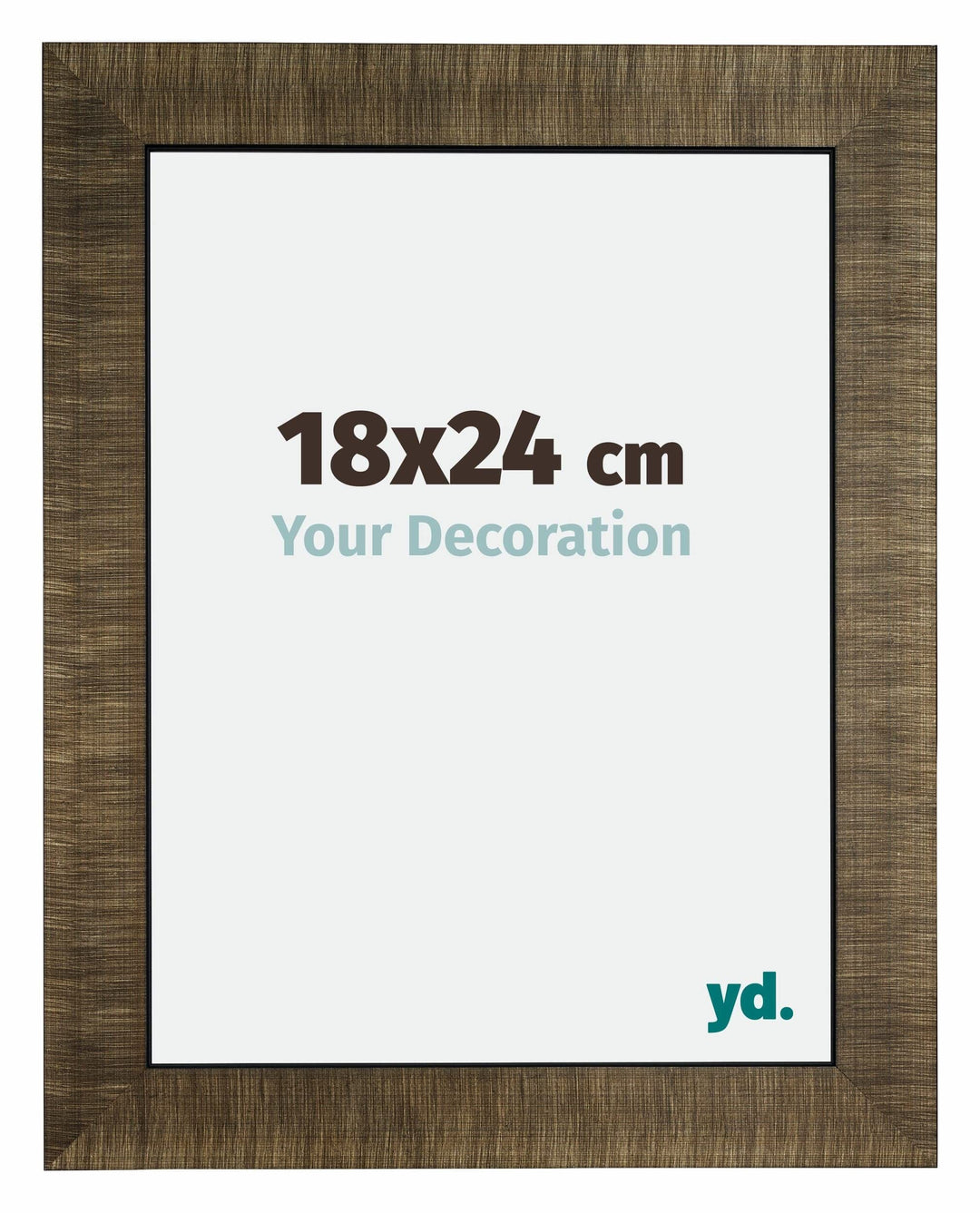 yd. Your Decoration - Bilderrahmen 18x24 cm - Bilderrahmen aus Holz mit Acrylglas - Antireflex - Aus